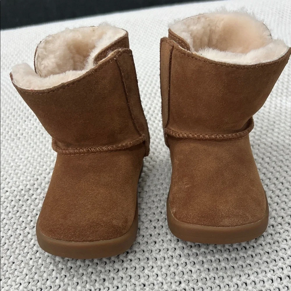 UGG Kids Tan Suede Boots